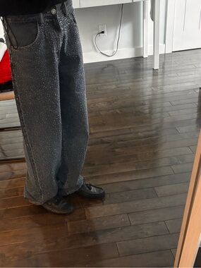 Rhinestone Zara jeans